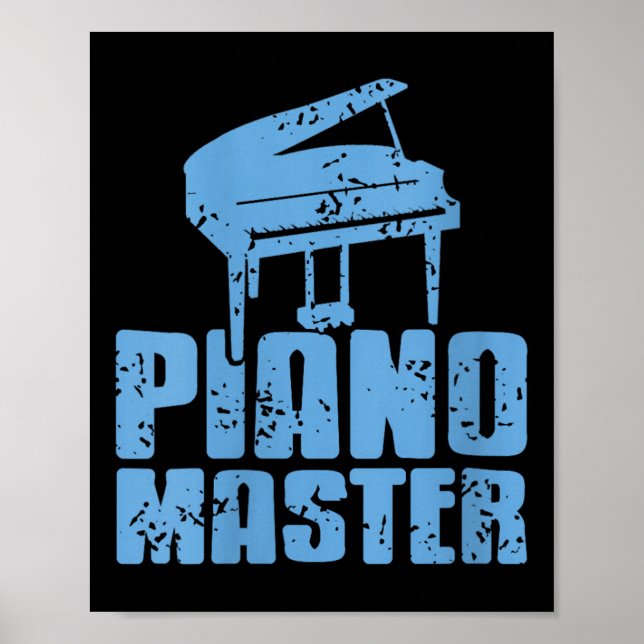 Womens Ano Master Confident Musician Pro Keyboard  Poster (Front)