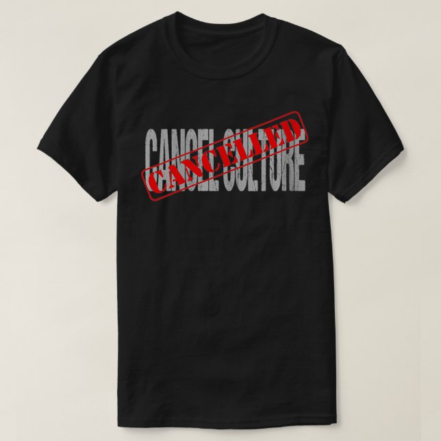 Womens Anti Cancel Culture Cancelled Stamp VNeck2  T-Shirt (Design Front)
