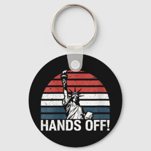 Womens Anti Maga Resistance Statue Of Liberty Hand Key Ring