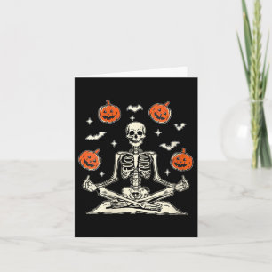 Womens Anti Trump Skeleton Halloween V-neck  Card
