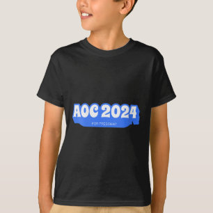 Womens Aoc 2024 American Vintage V-neck T-Shirt