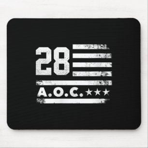 Womens Aoc 2028 A.o.c. 2028 For President American Mouse Mat