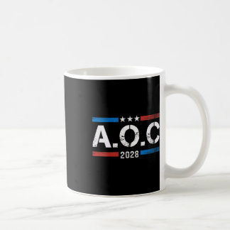 Womens Aoc Alexandria Ocasio Cortez 2028 For Presi Coffee Mug