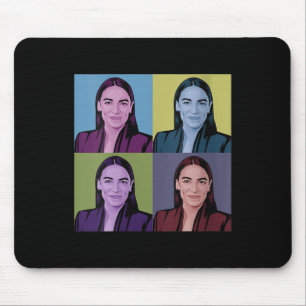 Womens Aoc Alexandria Ocasio-cortez First Female P Mouse Mat