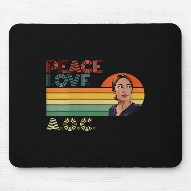 Womens Aoc Alexandria Ocasio-cortez First Female P Mouse Mat (Front)