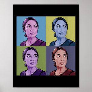 Womens Aoc Alexandria Ocasio-cortez First Female P Poster
