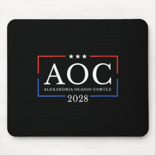 Womens Aoc For President 2028 Simple Sign For Wome Mouse Mat