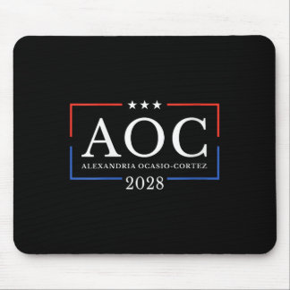 Womens Aoc For President 2028 Simple Sign For Wome Mouse Mat