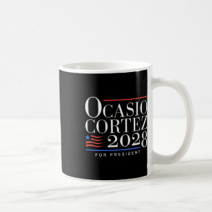 Womens Aoc For President 2028 V-neck  Coffee Mug