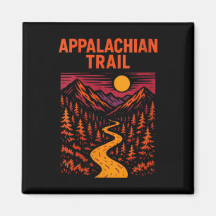 Womens Appalachian Trail Hiking Adventure Retro Me Magnet