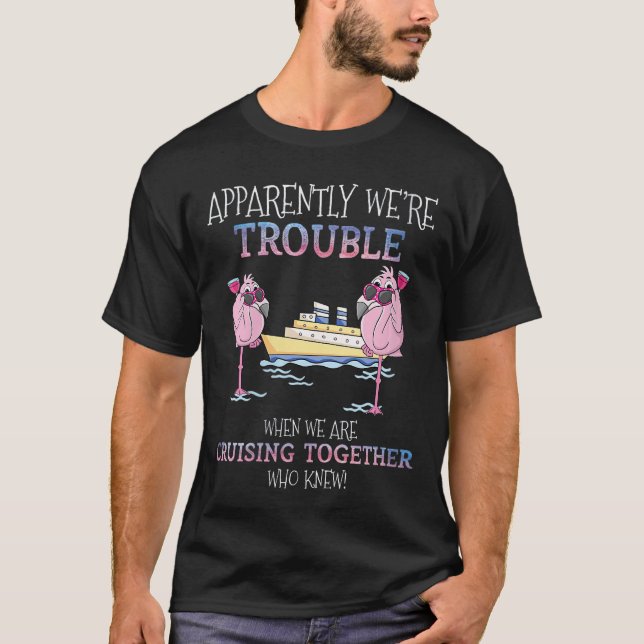 Womens Apparently wererouble When We are Cruisingo T-Shirt (Front)