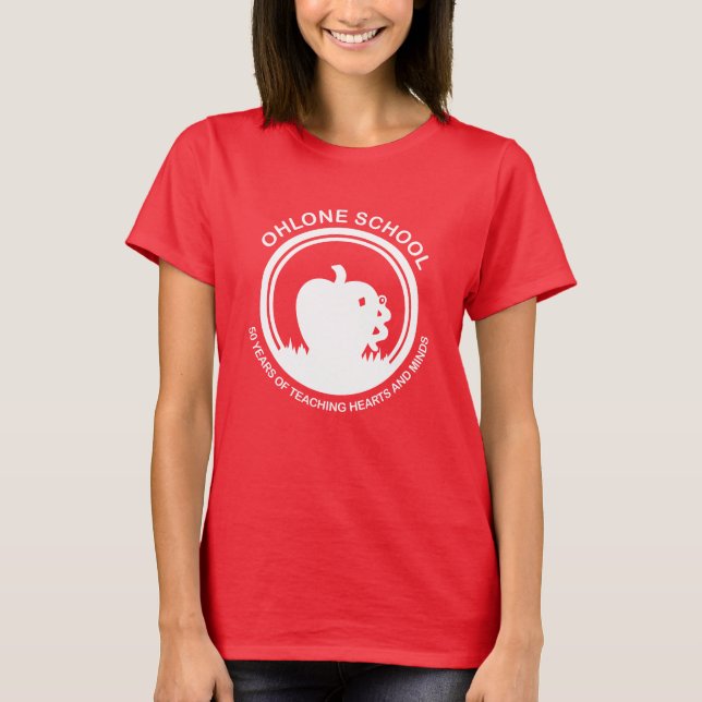 Women's Apple T-Shirt Red (Front)