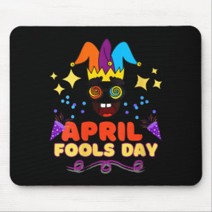 Womens April Fools Day Birthday Quote - Born On Mouse Mat