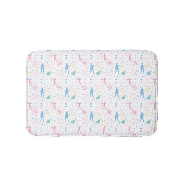 Women's Archery - Archer Bow Arrow Bath Mat (Front)