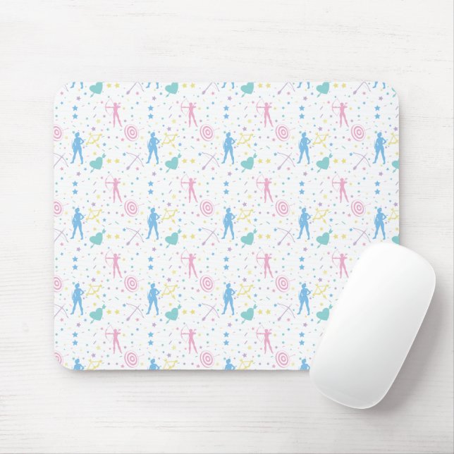 Women's Archery - Archer Bow Arrow Mouse Mat (With Mouse)