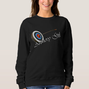 Womens Archery Girl Hunting Lovers Sweatshirt