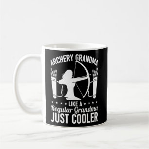Womens Archery Grandma  Bow Shooting Archer  Coffee Mug