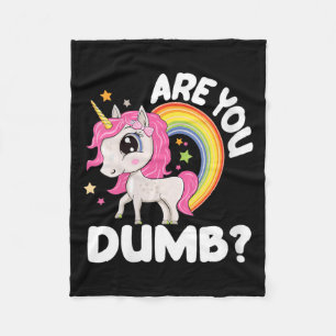 Womens Are Dumb Funny Quotes Sayings Sarcasm Fleece Blanket