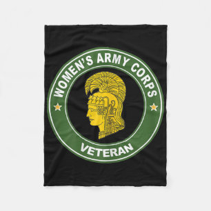 Womens Army Corps Veteran Shirt Womens Army Corps Fleece Blanket