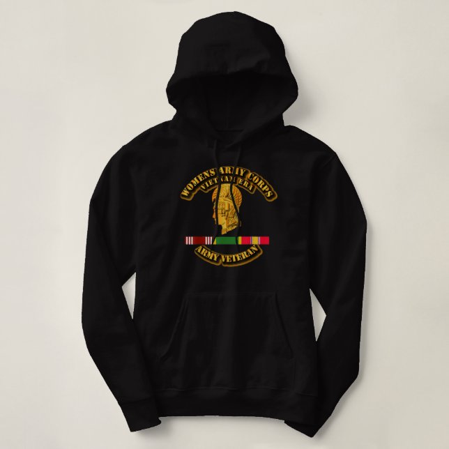 Womens Army Corps Vietnam Era Veteran Mother Day G Hoodie (Design Front)