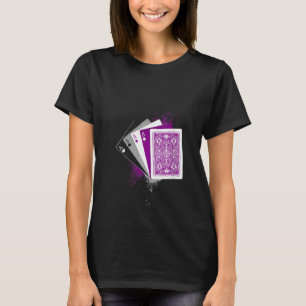 Womens Asexuality Flag  Ace Queer Playing Cards De T-Shirt