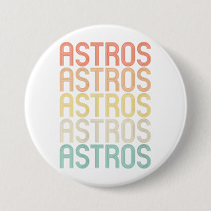 Womens Astros  7.5 Cm Round Badge