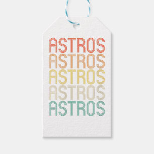 Womens Astros  Gift Tags