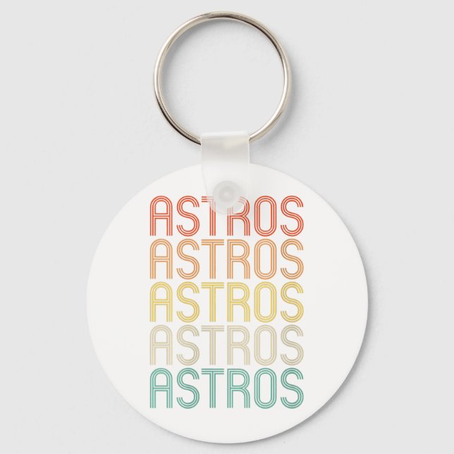 Womens Astros  Key Ring (Front)