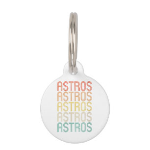 Womens Astros  Pet Tag