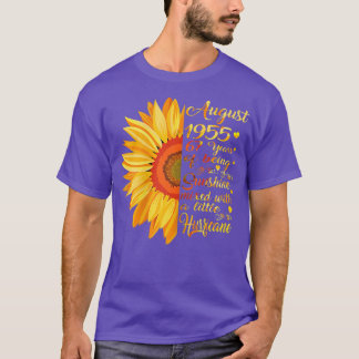 Womens August Girls 1955 Birthday Gift 67 Years Ol T-Shirt