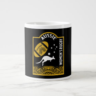 Women's Australian Rugby Sports Large Coffee Mug