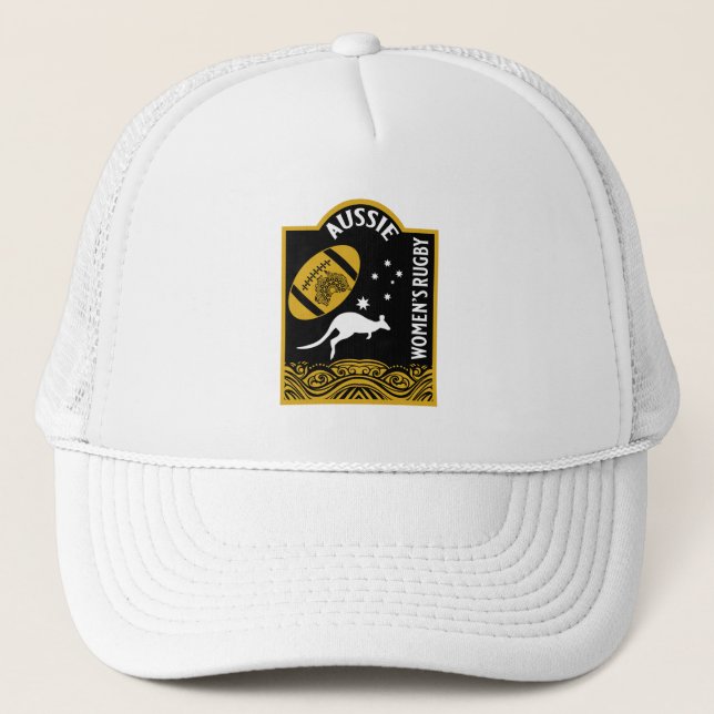 Women's Australian Rugby Sports Trucker Hat (Front)