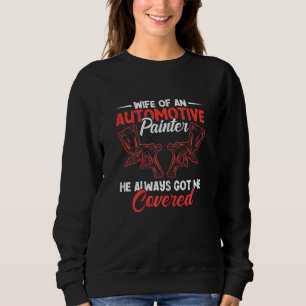 Womens Auto painting car spray paint guns automoti Sweatshirt