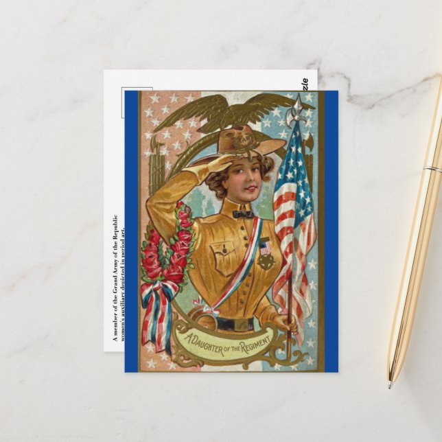 Women's Auxiliary to SUVCW Postcard (Front/Back In Situ)