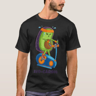 Womens Avo dio Avocado Spinning Class Gym Fitness  T-Shirt