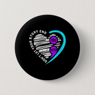Womens Awareness Important Mental Health 6 Cm Round Badge