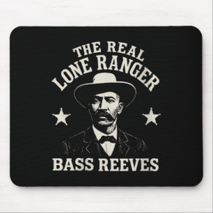 Womens B Reeves First Black Us Marshal Black Histo Mouse Mat