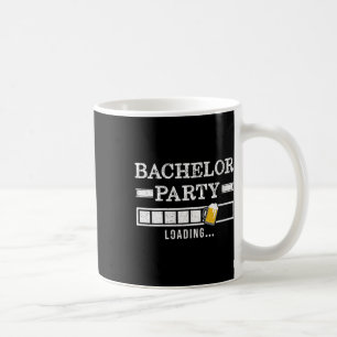Womens Bachelor Loading Groom Bride Party Funny V- Coffee Mug