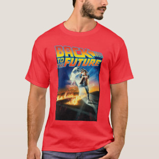 Womens Back tohe Future Movie Poster Classic VNeck T-Shirt