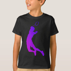 Womens Badminton Player Badminton Shuttle T-Shirt