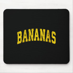 Womens Banana Retro Throwback Popular Fruit Humour Mouse Mat