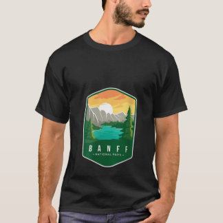 Womens Banff National Park V Neck T-Shirt