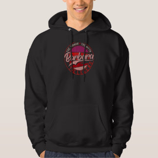 Womens Barbara The Woman The Myth The Legend Hoodie