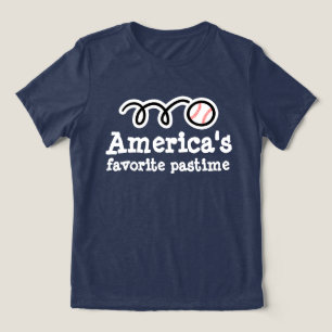 Women's baseball t shirt with cute sporty design