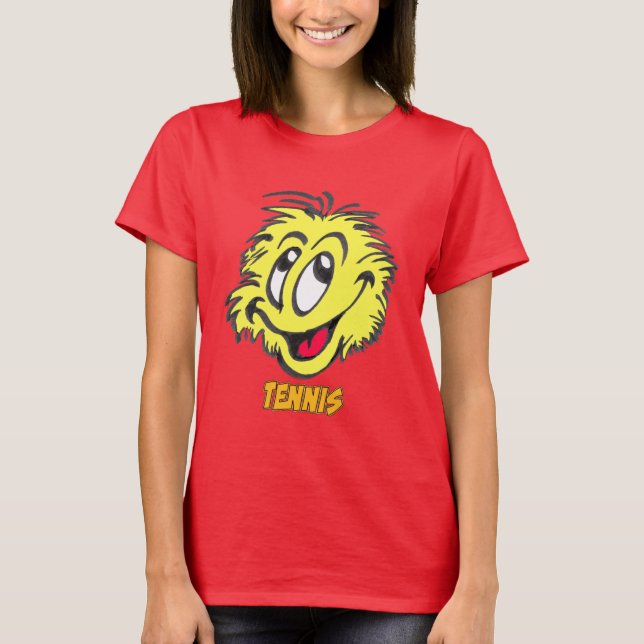 Women's Basic RED Tennis T-Shirt (Front)