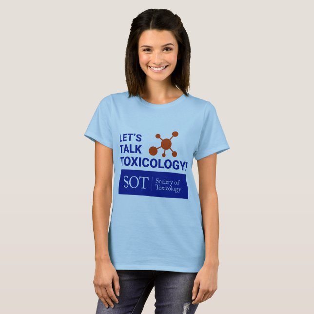 Women's Basic Shirt - Let's Talk Tox (Molecule) (Front Full)