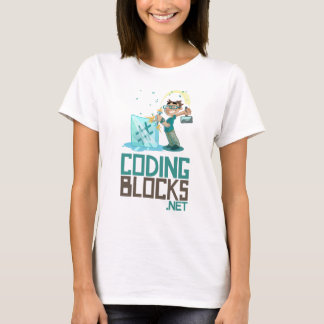 Women's Basic T - Coding Blocks Vertical Logo T-Shirt