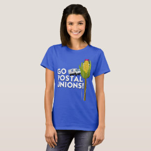 Women's Basic T-Shirt - Go Postal Unions!