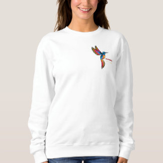 Women's Basic T shirt / hummingbird