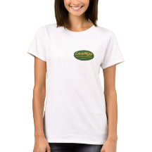 women's basic t-shirt, logo upper left pocket